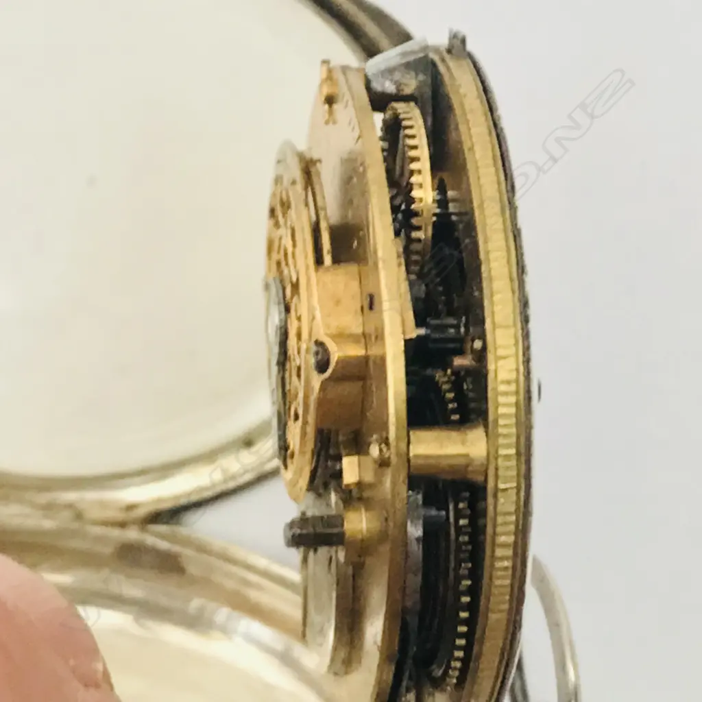 Early 19thC French silver open face pocket watch, by Lépine à Paris Image 1++