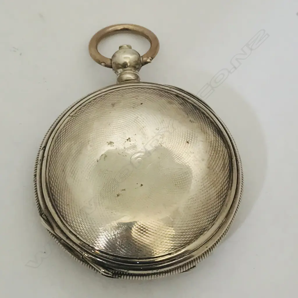 A Swiss .800 silver cased dual time zone pocket watch, for the Turkish market Image 1++