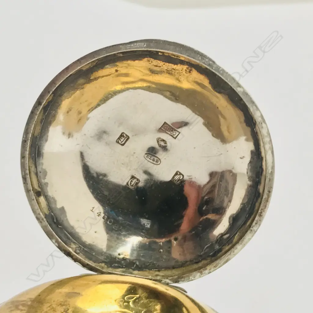 A Swiss .800 silver cased dual time zone pocket watch, for the Turkish market Image 1++