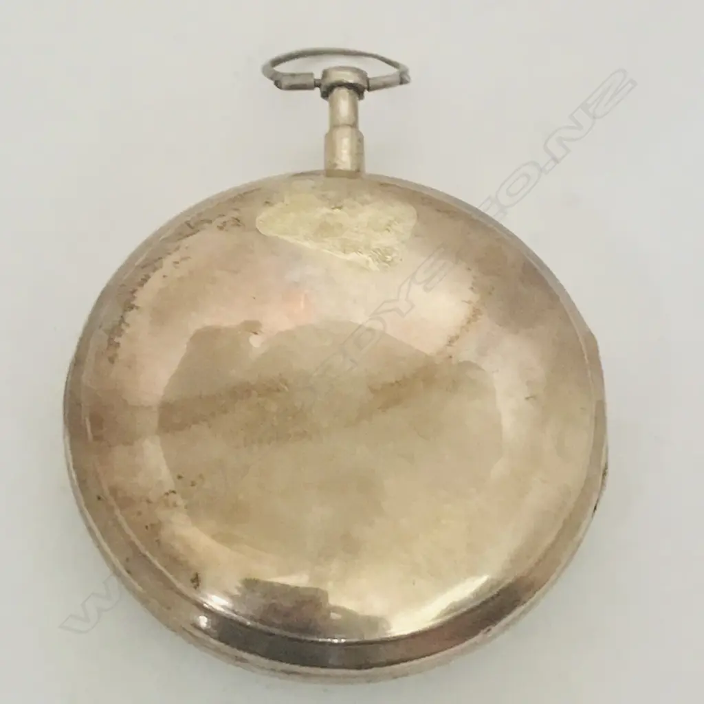 Continental silver consular cased open face pocket watch, c.1820, Image 1++