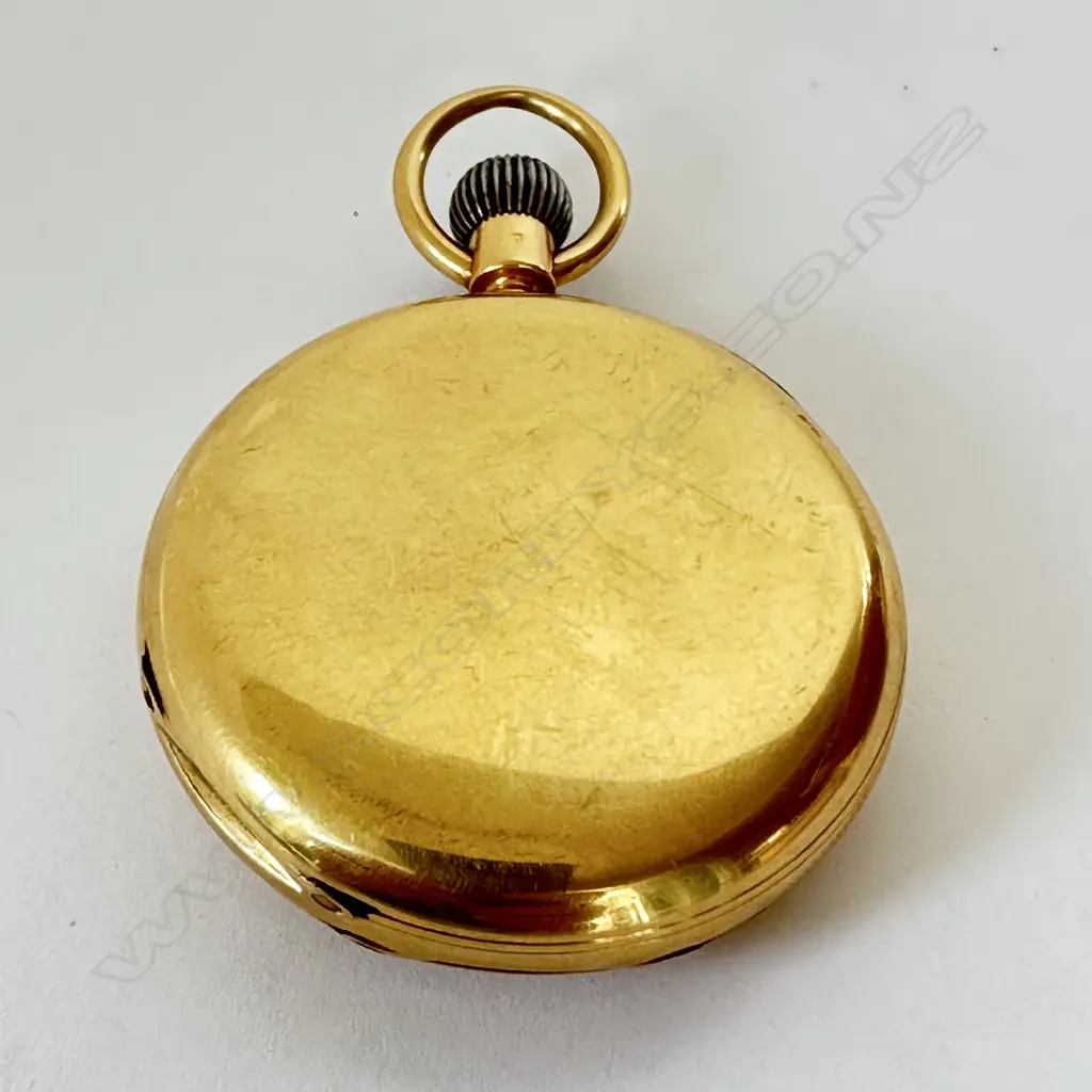 Heavy 18ct gold half hunter pocket watch by Joseph White, Coventry, number 29747 Image 1++
