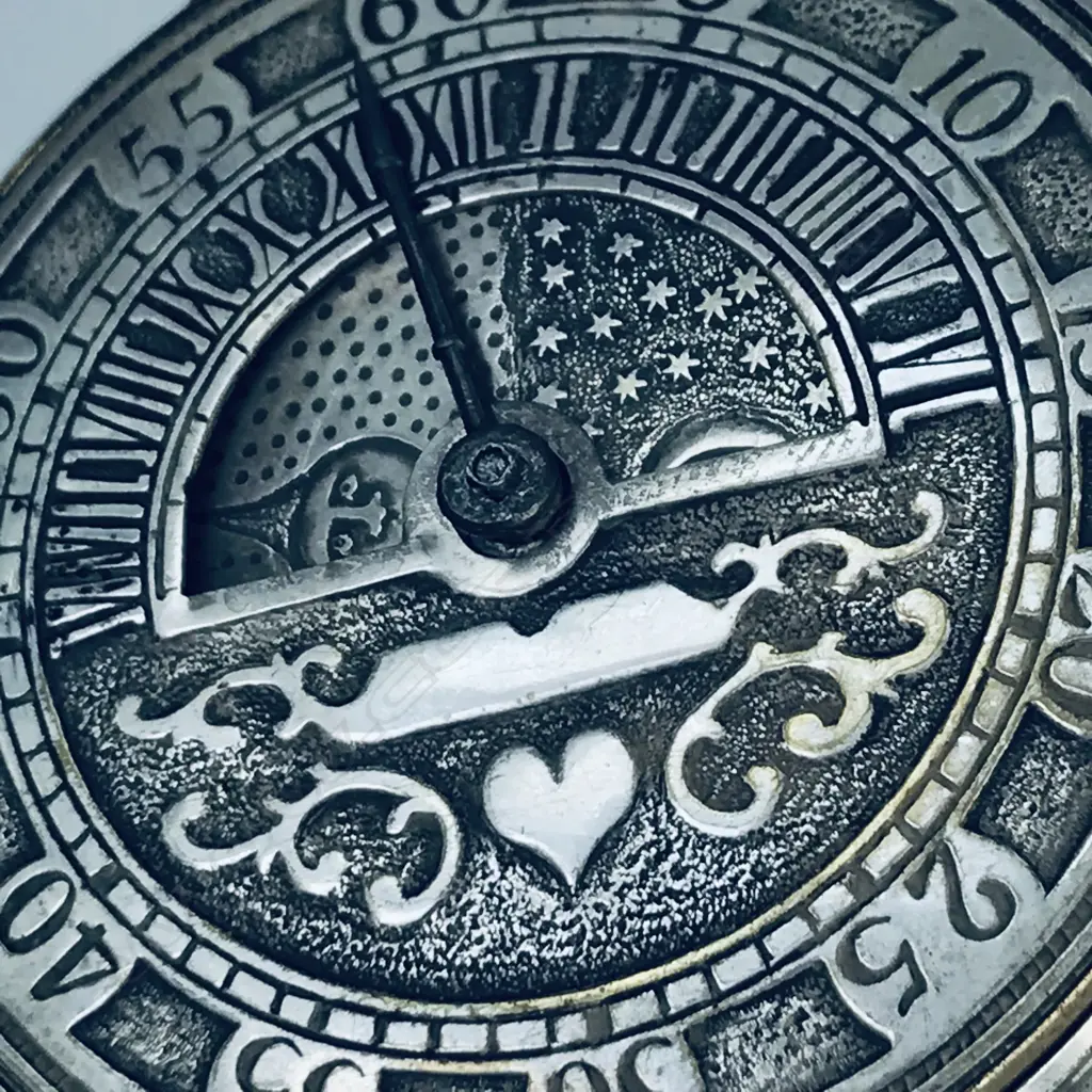 Rare day/night wandering-hour dial pocket watch in silver pair case, by Thomas Gibson, Berwick-on-Tweed, number 895. Image 1++