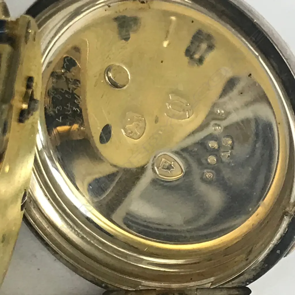 Victorian lady’s silver open face fob watch, by Dent, London, 30923, in original named Morocco box. Image 1++