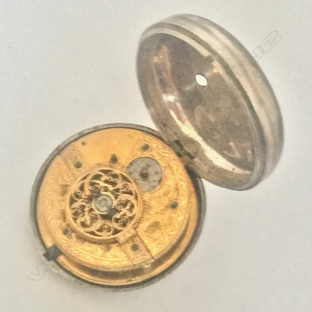 Continental silver pair case pocket watch, marked ‘Samson, London’ but Continental movement Image 1++