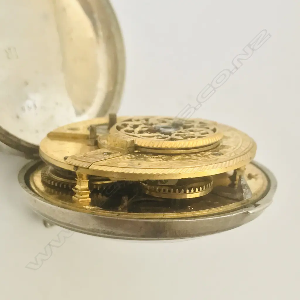 Continental silver pair case pocket watch, marked ‘Samson, London’ but Continental movement Image 1++