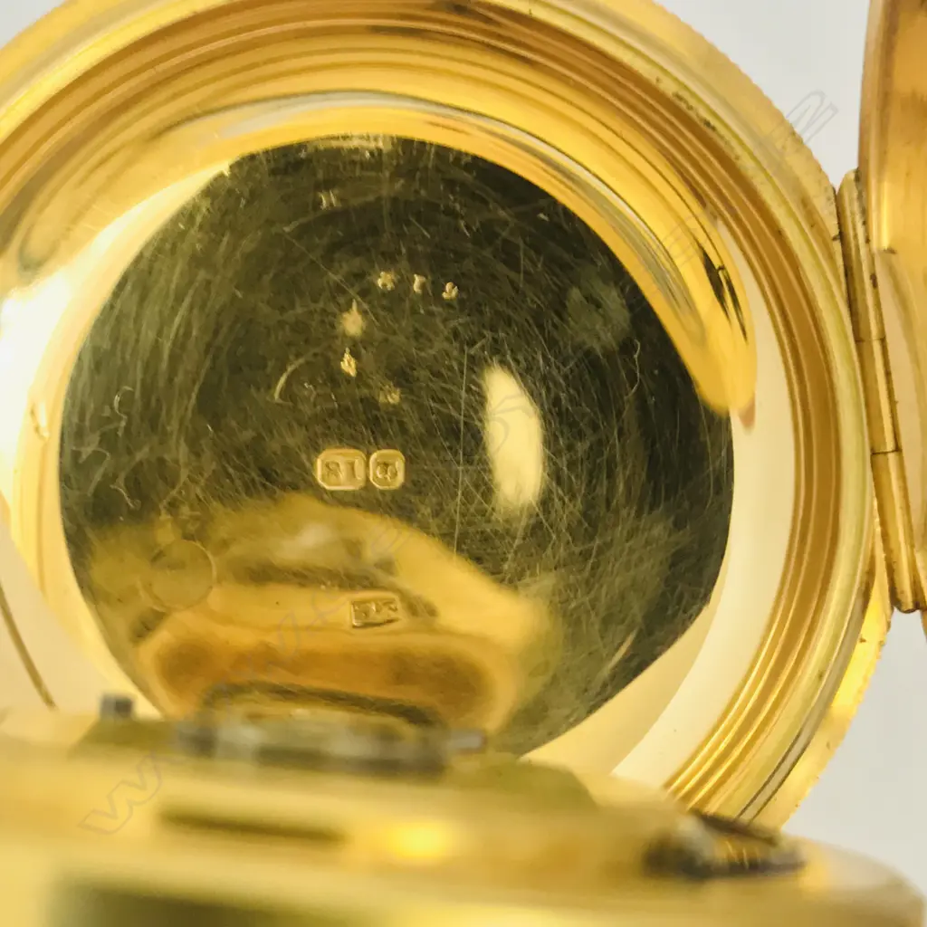 A superb 18ct gold open face pocket watch by Bentley & Beck, Royal Exchange, London, number 612, Image 1++