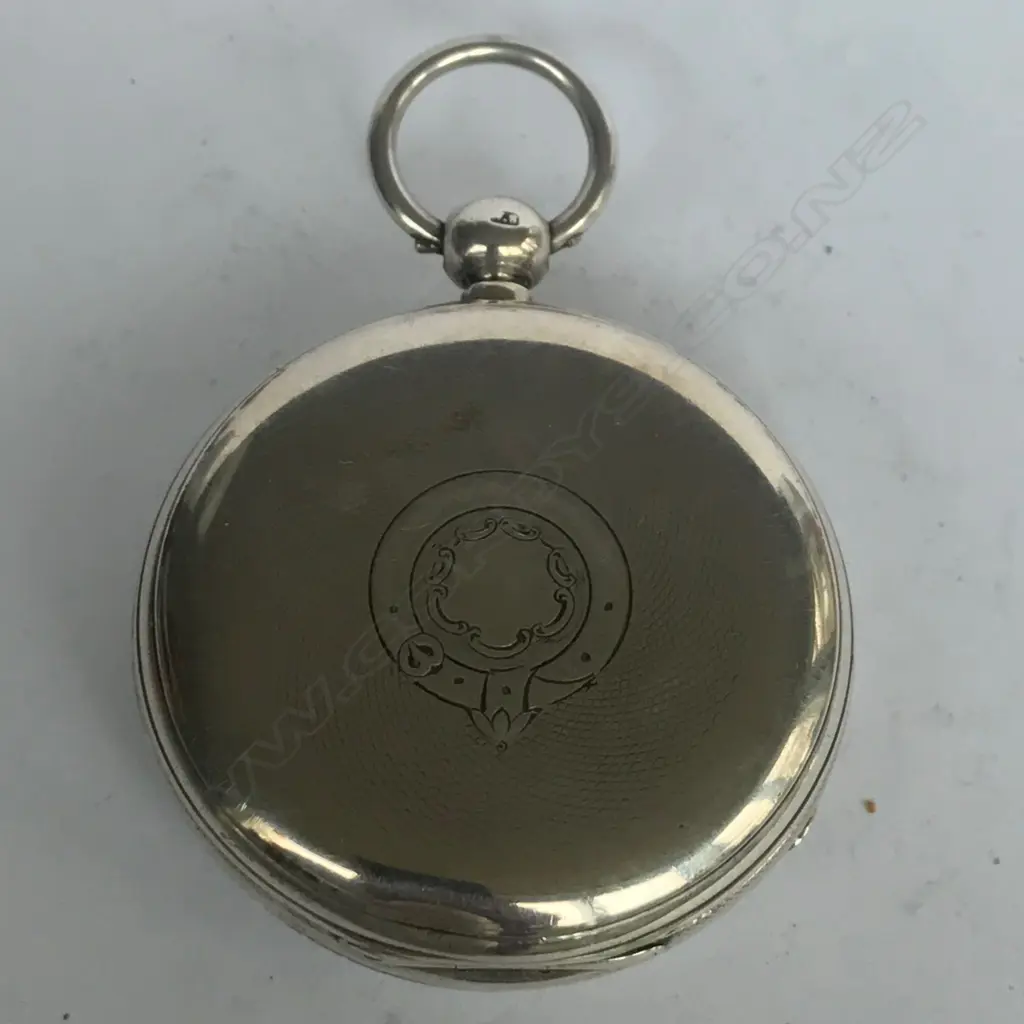 Victorian silver open face pocket watch by Jas. Muirhead, Glasgow, number 2031, Image 1++