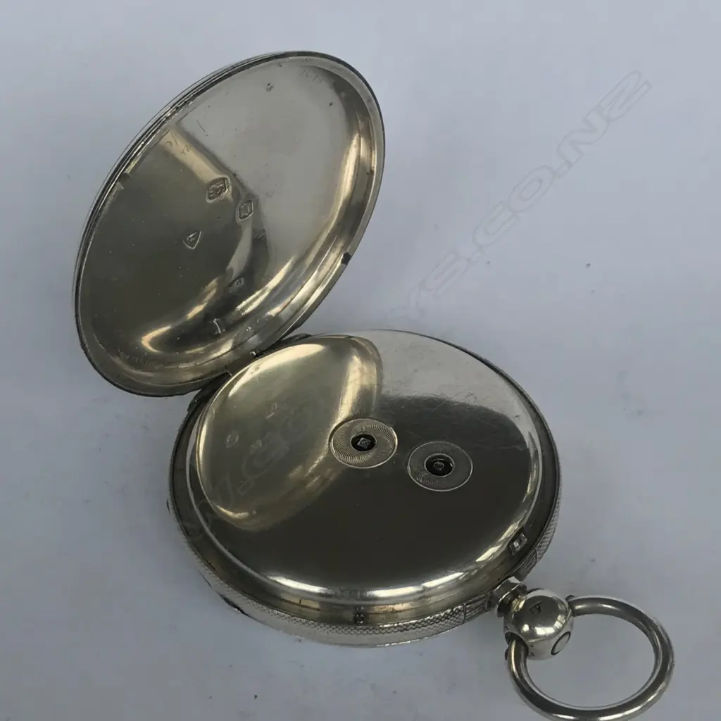 Victorian silver open face pocket watch by Jas. Muirhead, Glasgow, number 2031, Image 1++