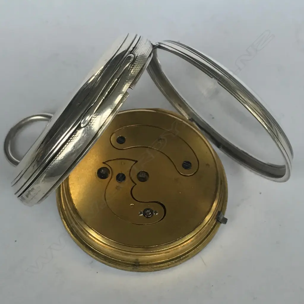Victorian silver open face pocket watch by Jas. Muirhead, Glasgow, number 2031, Image 1++
