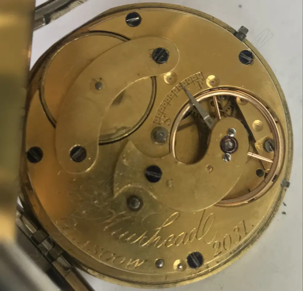 Victorian silver open face pocket watch by Jas. Muirhead, Glasgow, number 2031, Image 1++