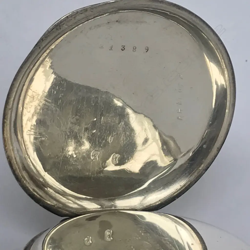 Swiss silver open face, quarter repeater pocket watch, retailed by Goldsmiths’ Company, London Image 1++