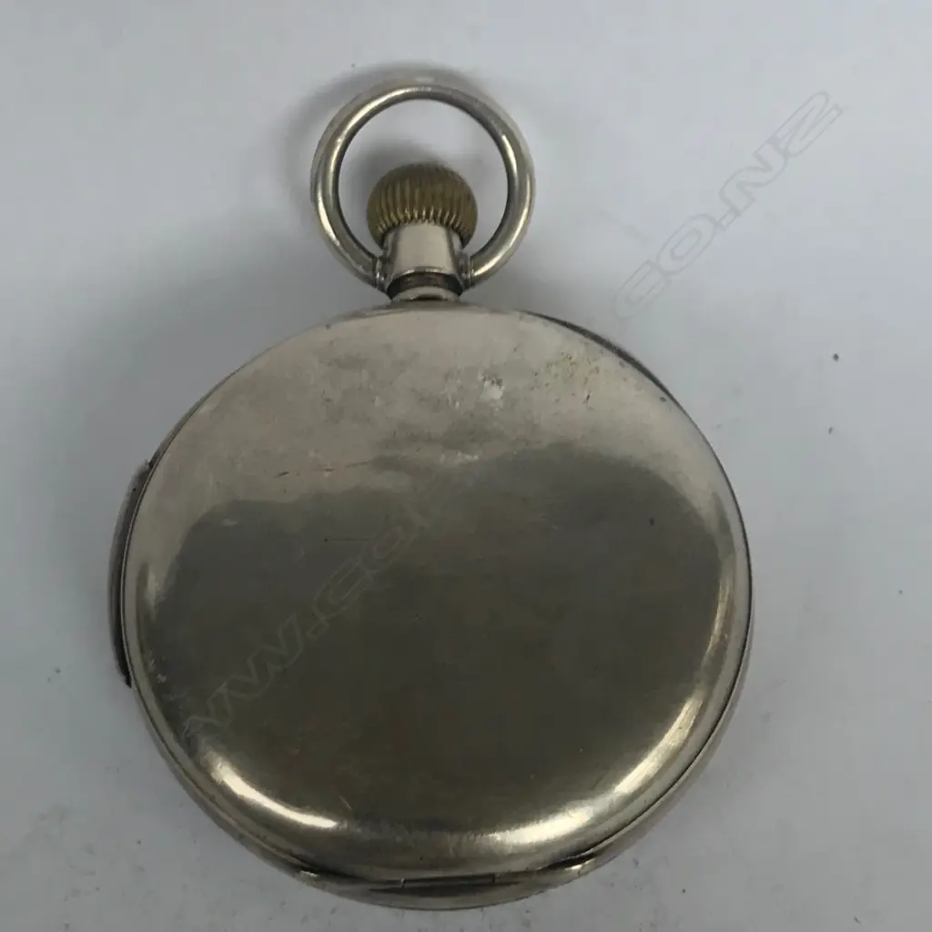 Swiss silver open face, quarter repeater pocket watch, retailed by Goldsmiths’ Company, London Image 1++