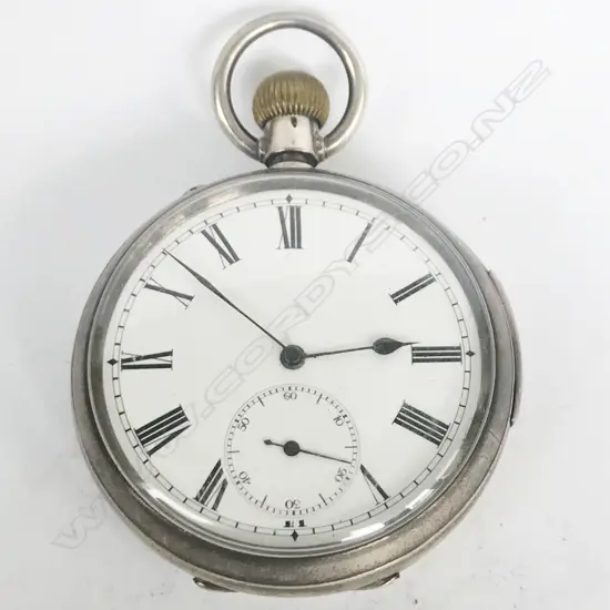 Swiss silver open face, quarter repeater pocket watch, retailed by Goldsmiths’ Company, London