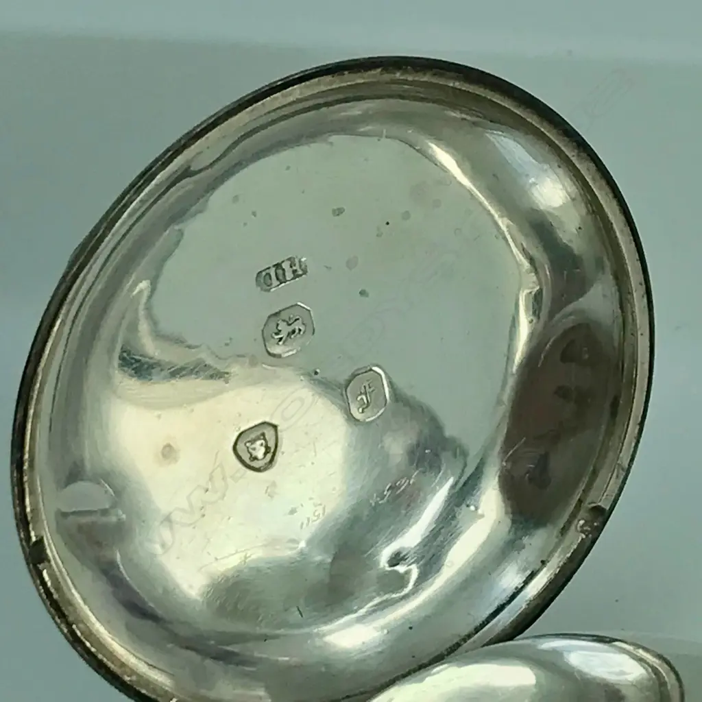 Early Victorian silver open face English cylinder pocket watch, Image 1++