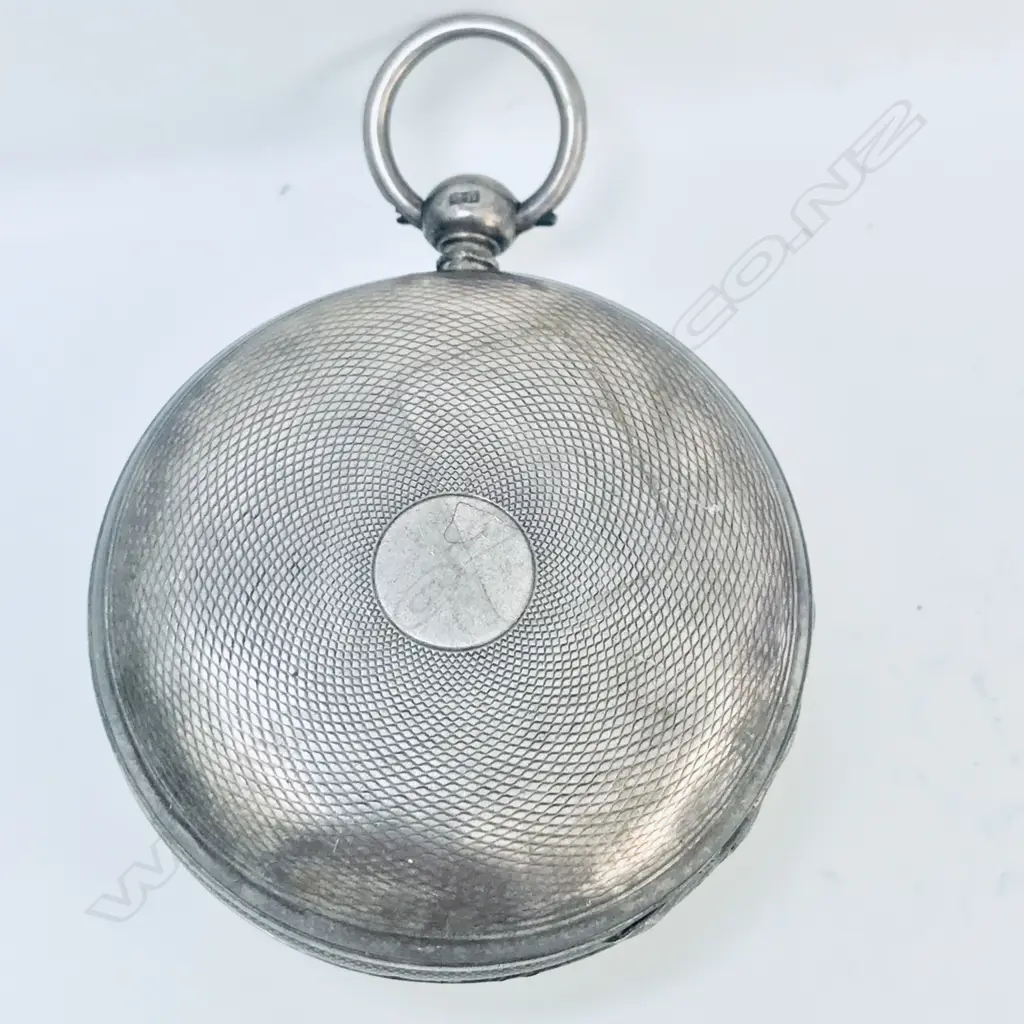 Early Victorian silver open face English cylinder pocket watch, Image 1++