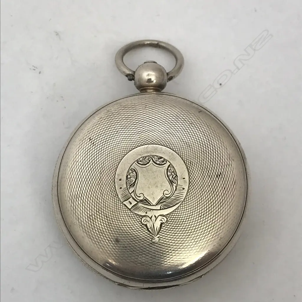 Silver open face pocket watch, the movement signed 'French, top High Street, Bristol' and numbered 18242 Image 1++