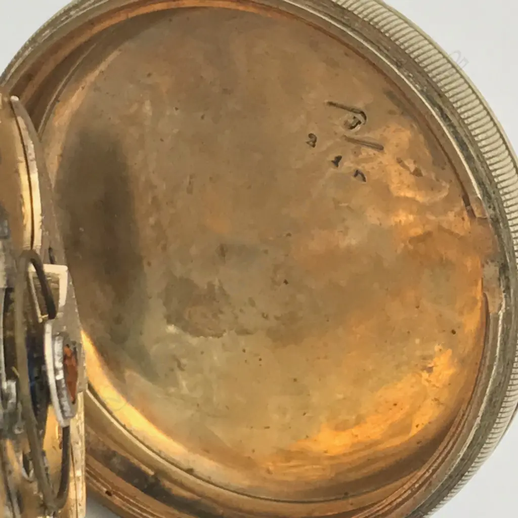Rare French triple dial 'Courvoisier & Comp' nickel case pocket watch, Image 1++