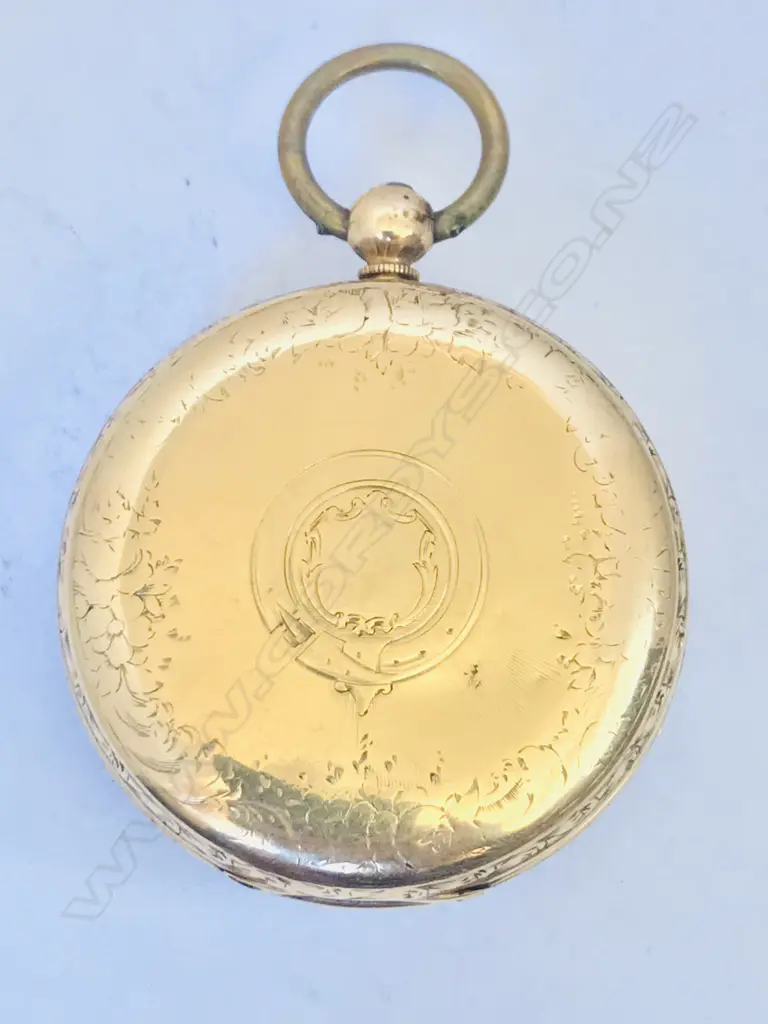 18ct gold open face pocket watch by Daniel McKay, Glasgow, Image 1++