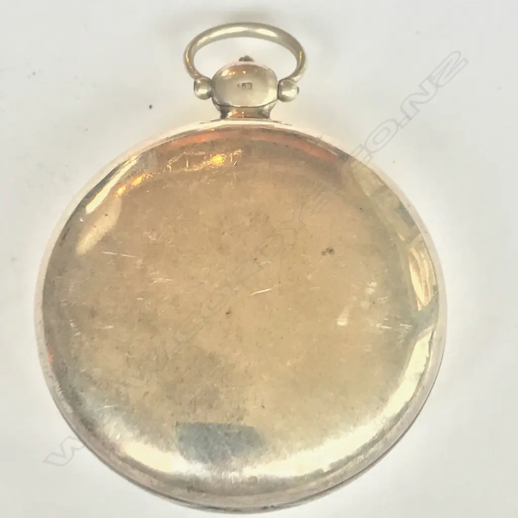 George III silver hunter pocket watch by Wm. Phillips, Arundel, number 15026 Image 1++