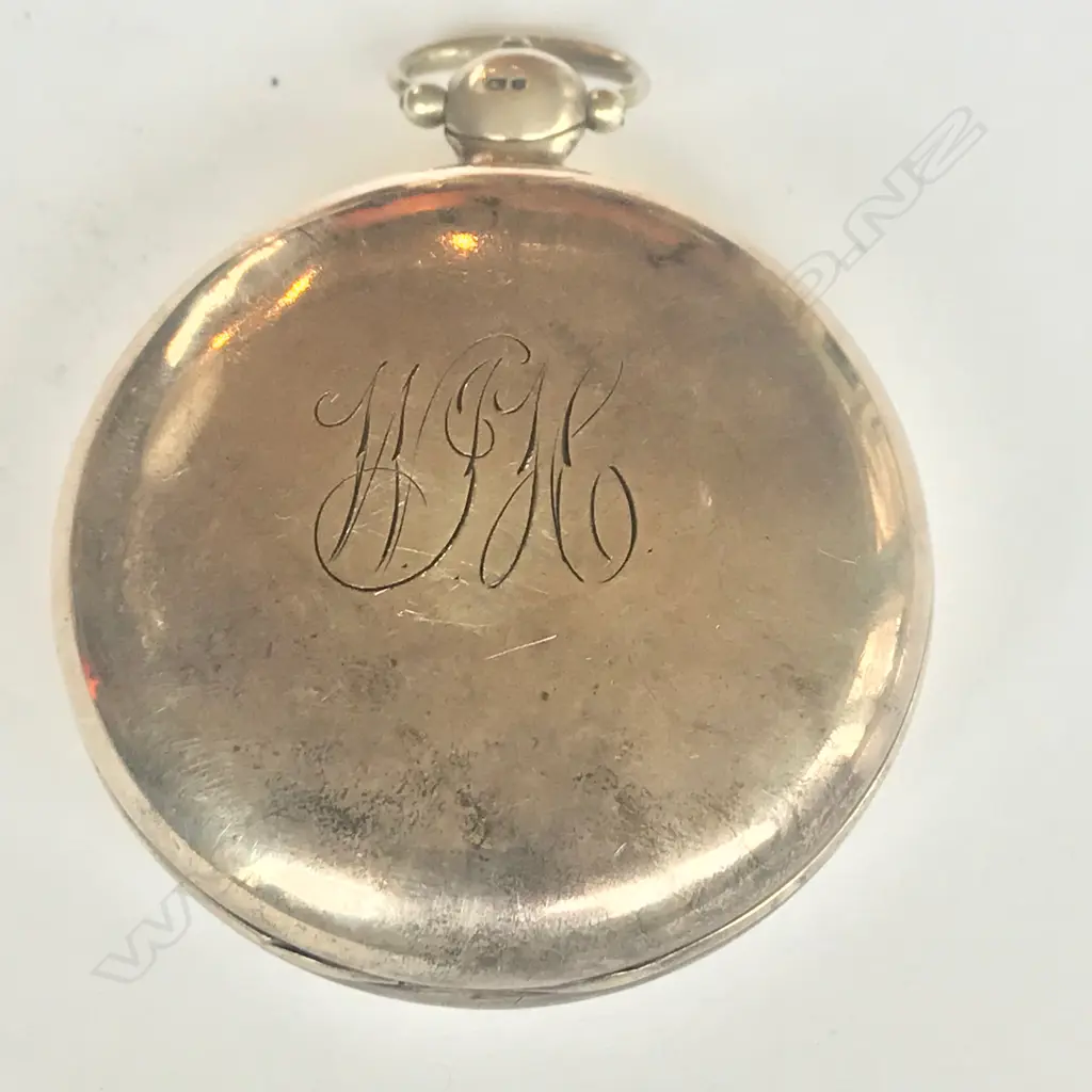 George III silver hunter pocket watch by Wm. Phillips, Arundel, number 15026 Image 1++