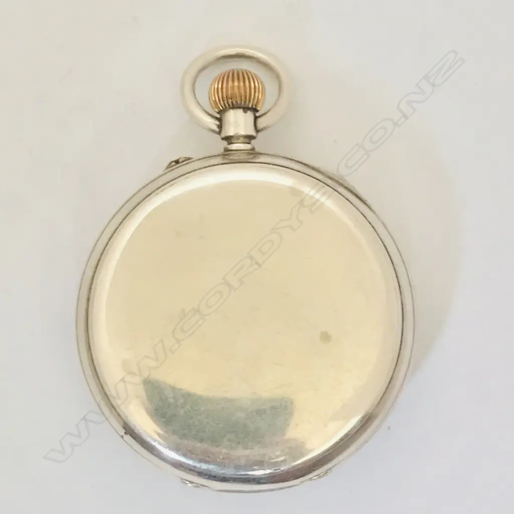 WW1 silver open face deck watch by W. Matthews for the Royal Navy, Image 1++