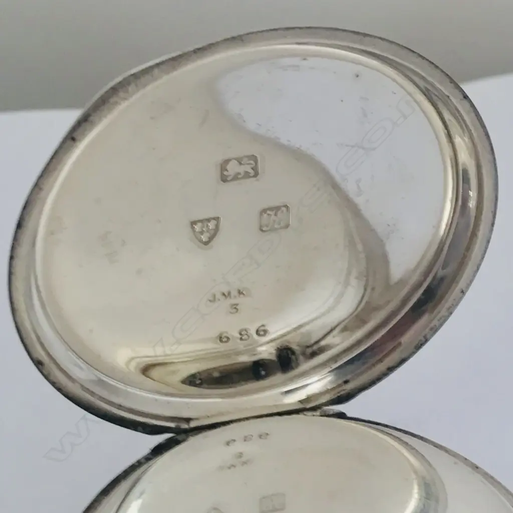 WW1 silver open face deck watch by W. Matthews for the Royal Navy, Image 1++