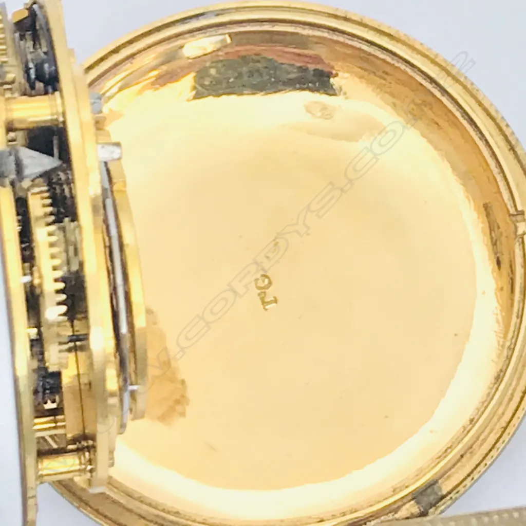 Shagreen pair cased pocket watch - by D.D. Neveren, London, Image 1++