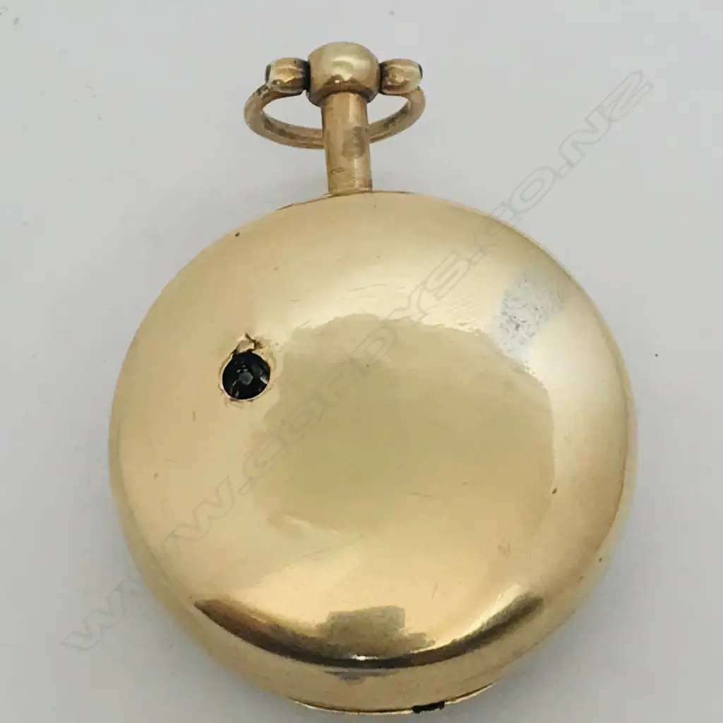 Shagreen pair cased pocket watch - by D.D. Neveren, London, Image 1++