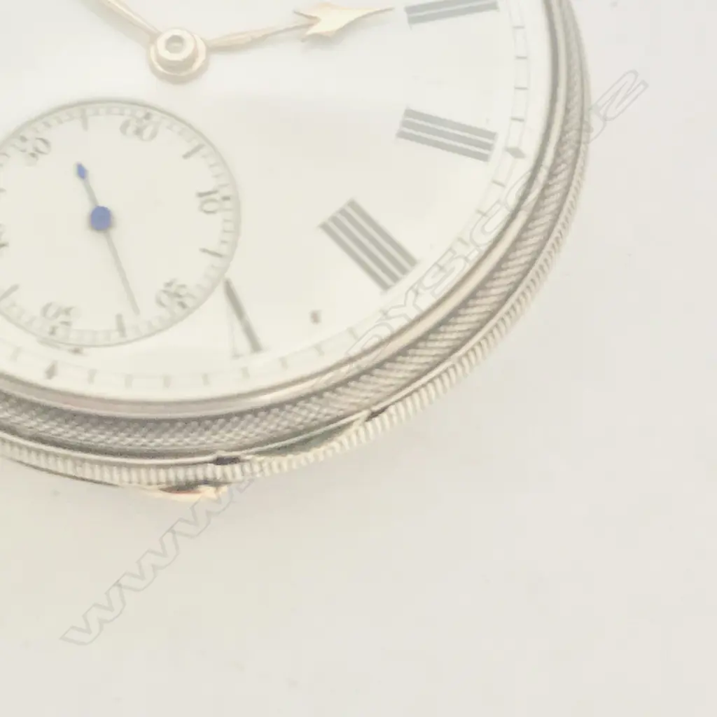 Unusual Victorian silver lady's open face pocket watch by Jenner & Knewstub, Image 1++