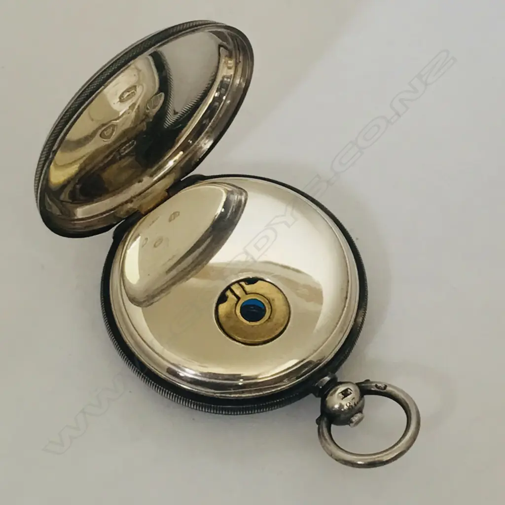 Unusual Victorian silver lady's open face pocket watch by Jenner & Knewstub, Image 1++