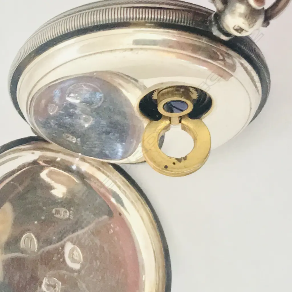 Unusual Victorian silver lady's open face pocket watch by Jenner & Knewstub, Image 1++