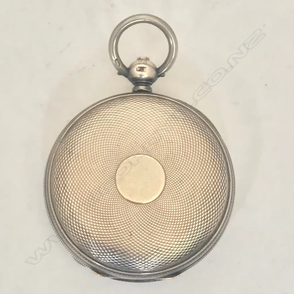 Unusual Victorian silver lady's open face pocket watch by Jenner & Knewstub, Image 1++