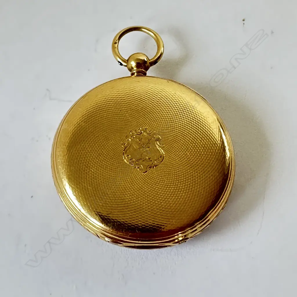 Victorian 18ct gold lady's open face pocket watch, interestingly signed 'Arnold Frodsham, London', number 13049, Image 1++