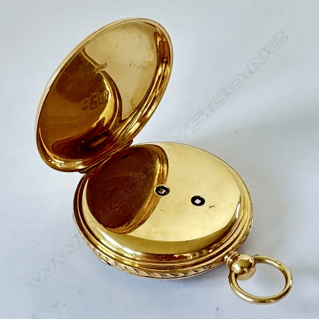 Victorian 18ct gold lady's open face pocket watch, interestingly signed 'Arnold Frodsham, London', number 13049, Image 1++