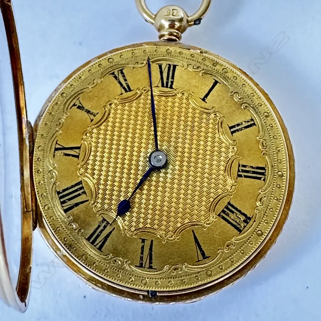 Victorian 18ct gold lady's open face pocket watch, interestingly signed 'Arnold Frodsham, London', number 13049, Image 1++