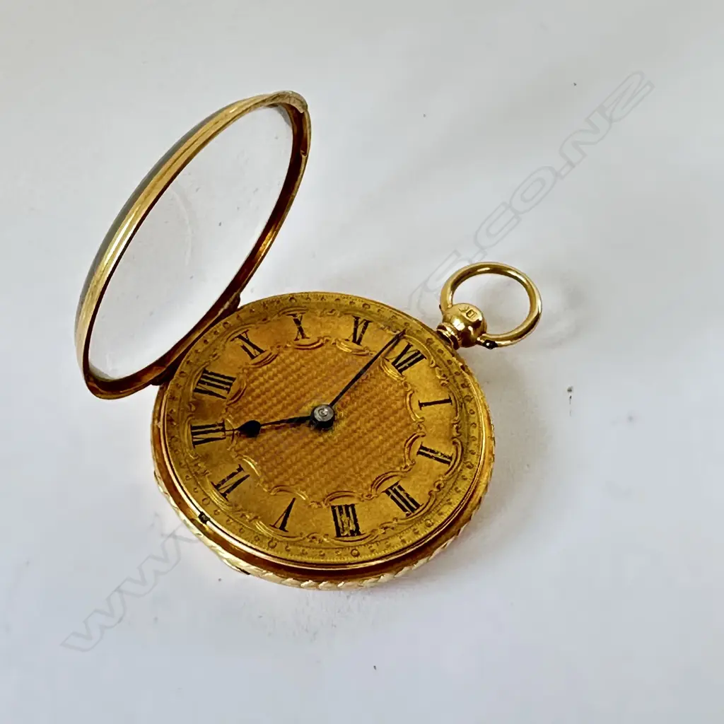 Victorian 18ct gold lady's open face pocket watch, interestingly signed 'Arnold Frodsham, London', number 13049, Image 1++