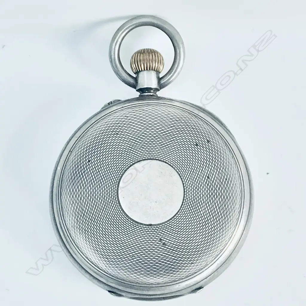 Edwardian silver open face pocket watch by T.J. Bryer & Sons, London, number 69498 Image 1++