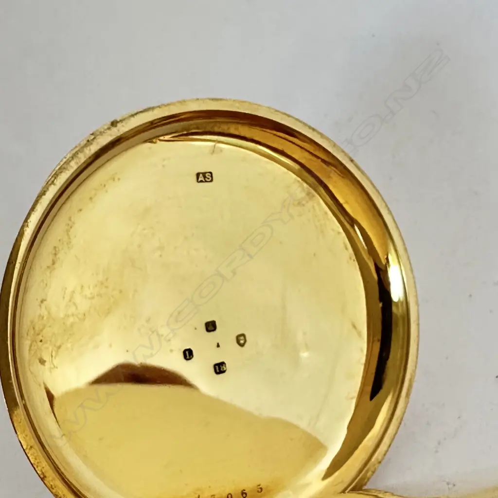 High calibre minute repeater, 18ct gold half hunter pocket watch by Dent, London, number 43065. Image 1++