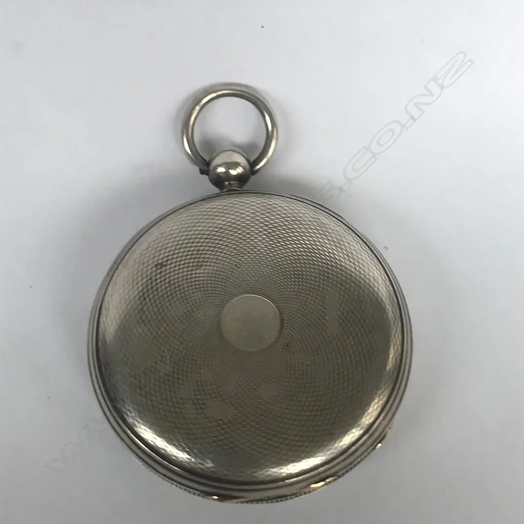 William IV silver, open face, cylinder pocket watch by Jas McCabe, Royal Exchange, London, number 14772. Image 1++