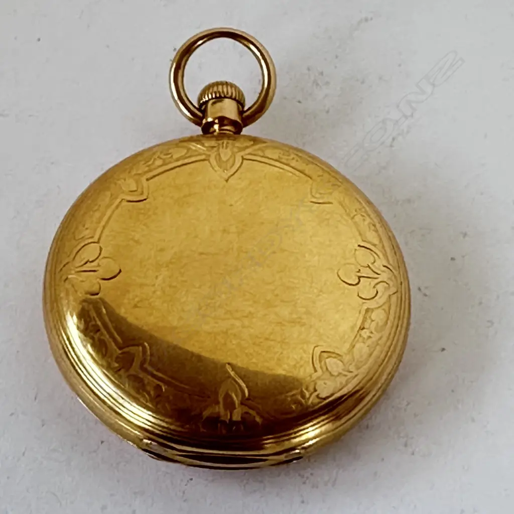 Rare 18ct gold hunter, quarter repeater pocket watch, with movement by Nicole & Capt for Hunt & Roskell, Image 1++