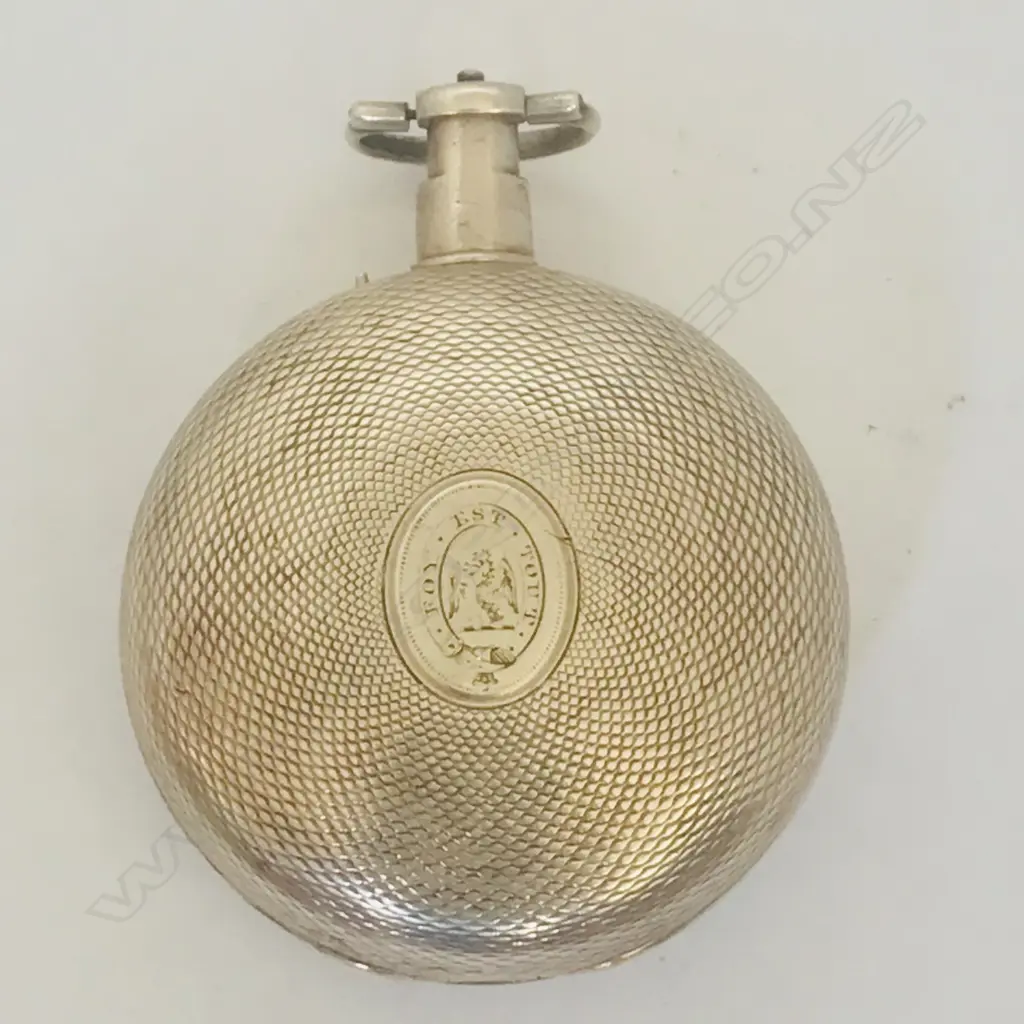George III silver hunter pocket watch, by Barwise, London, number 3341, Image 1++