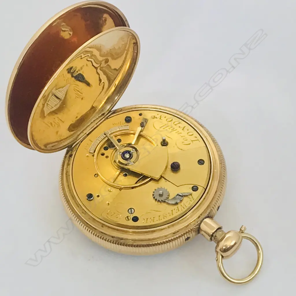 George III, 18ct gold open face repeater pocket watch, by Richard Webster, Cornhill, London, number 5215, Image 1++