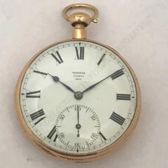 George III, 18ct gold open face repeater pocket watch, by Richard Webster, Cornhill, London, number 5215,