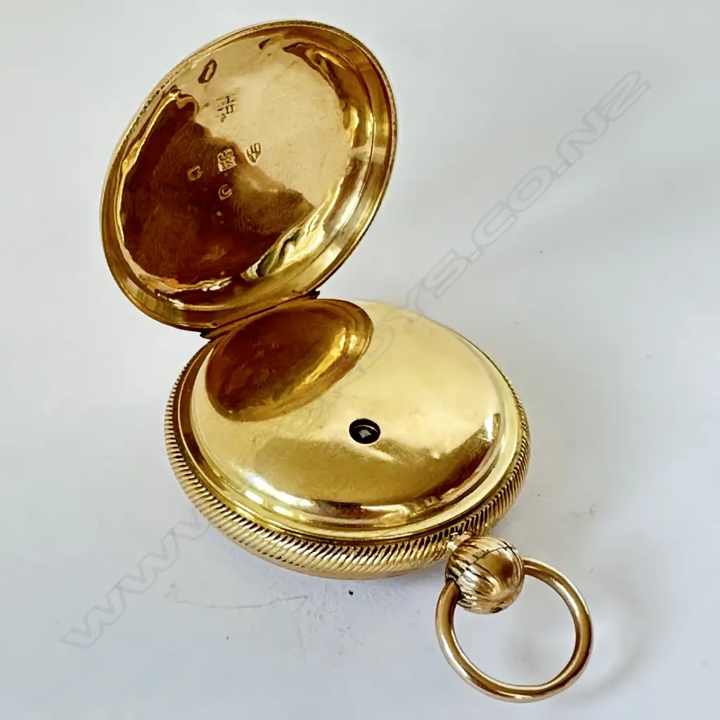 18ct gold Regency period, open face, pocket watch by Robert Roskell, Liverpool, number 28869. Image 1++