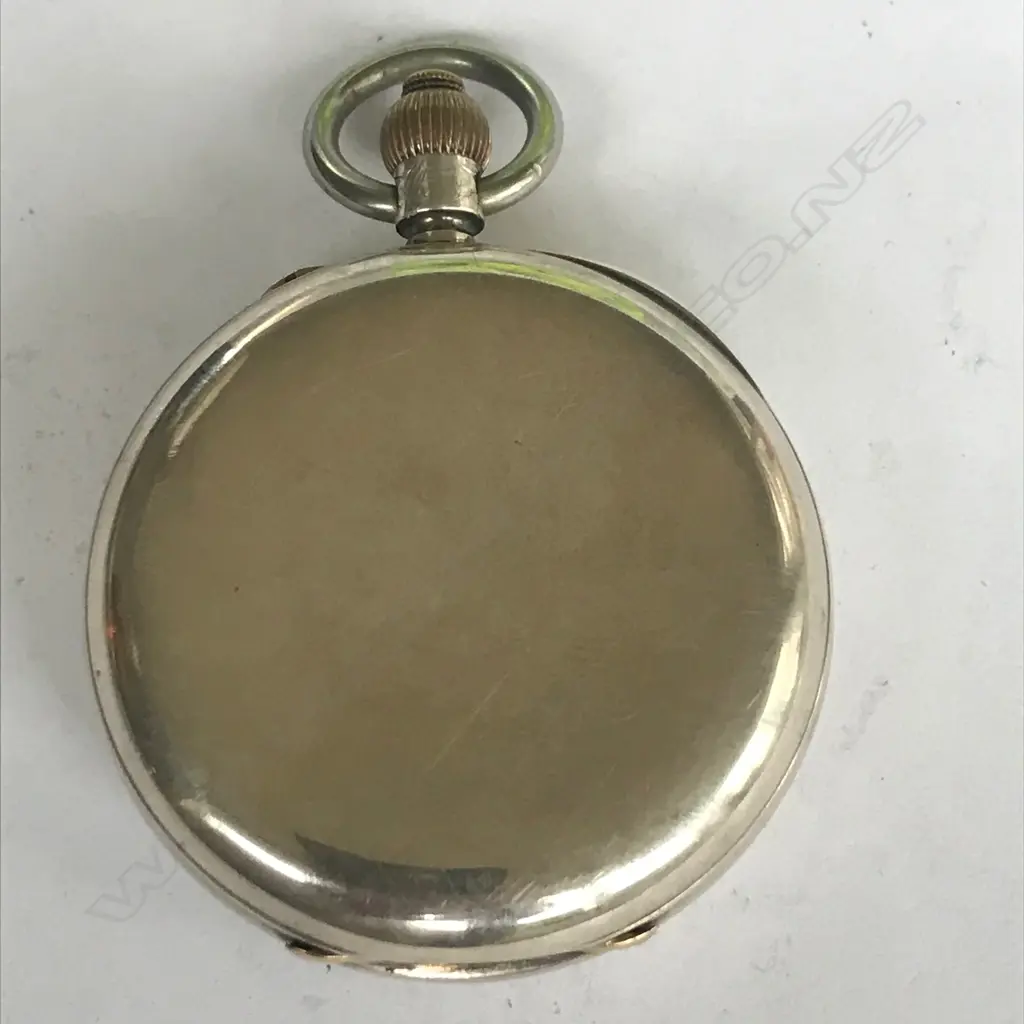 A desirable 'English Tourbillon' (karrusel) complication movement pocket watch, in silver open face case, Image 1++