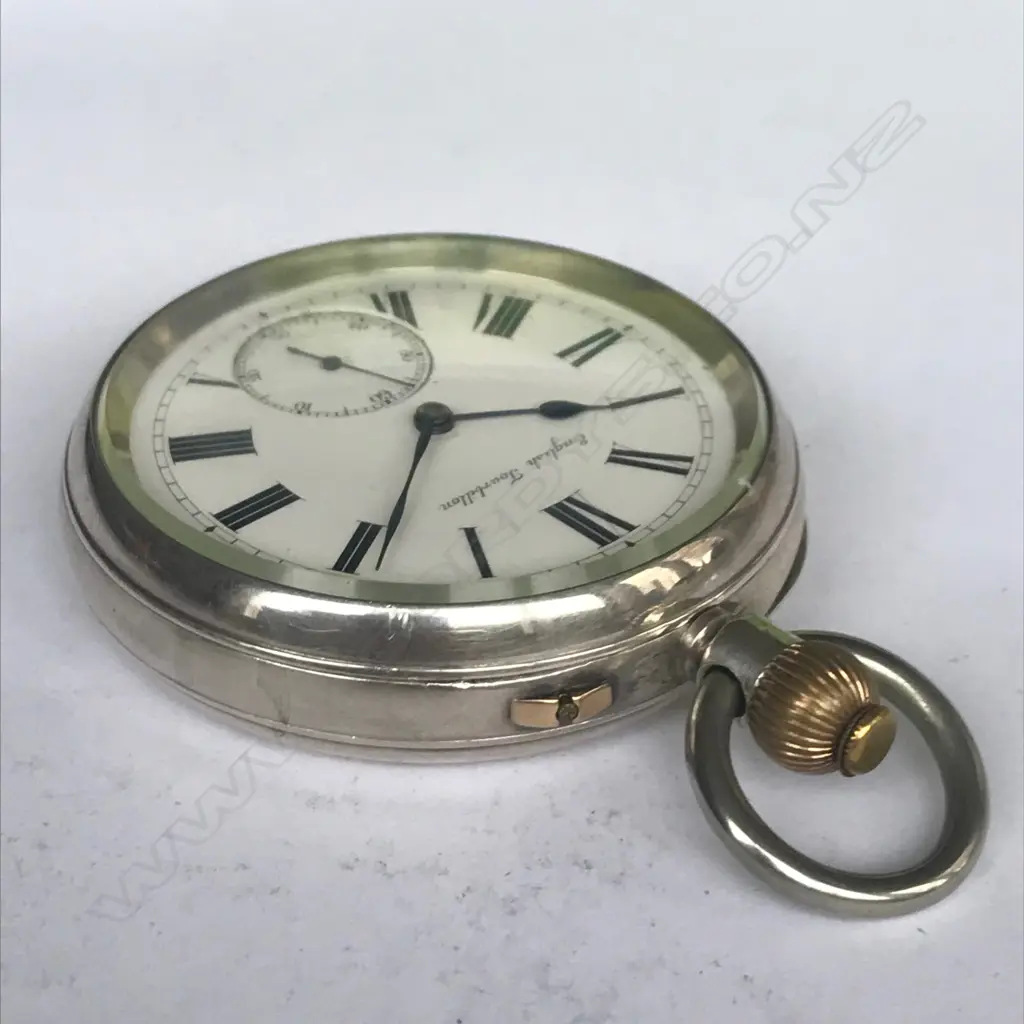 A desirable 'English Tourbillon' (karrusel) complication movement pocket watch, in silver open face case, Image 1++