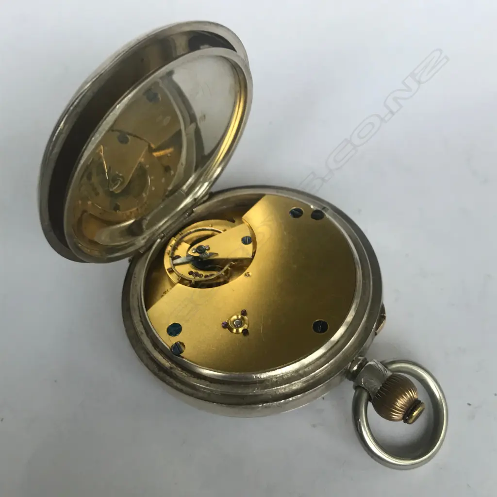 A desirable 'English Tourbillon' (karrusel) complication movement pocket watch, in silver open face case, Image 1++