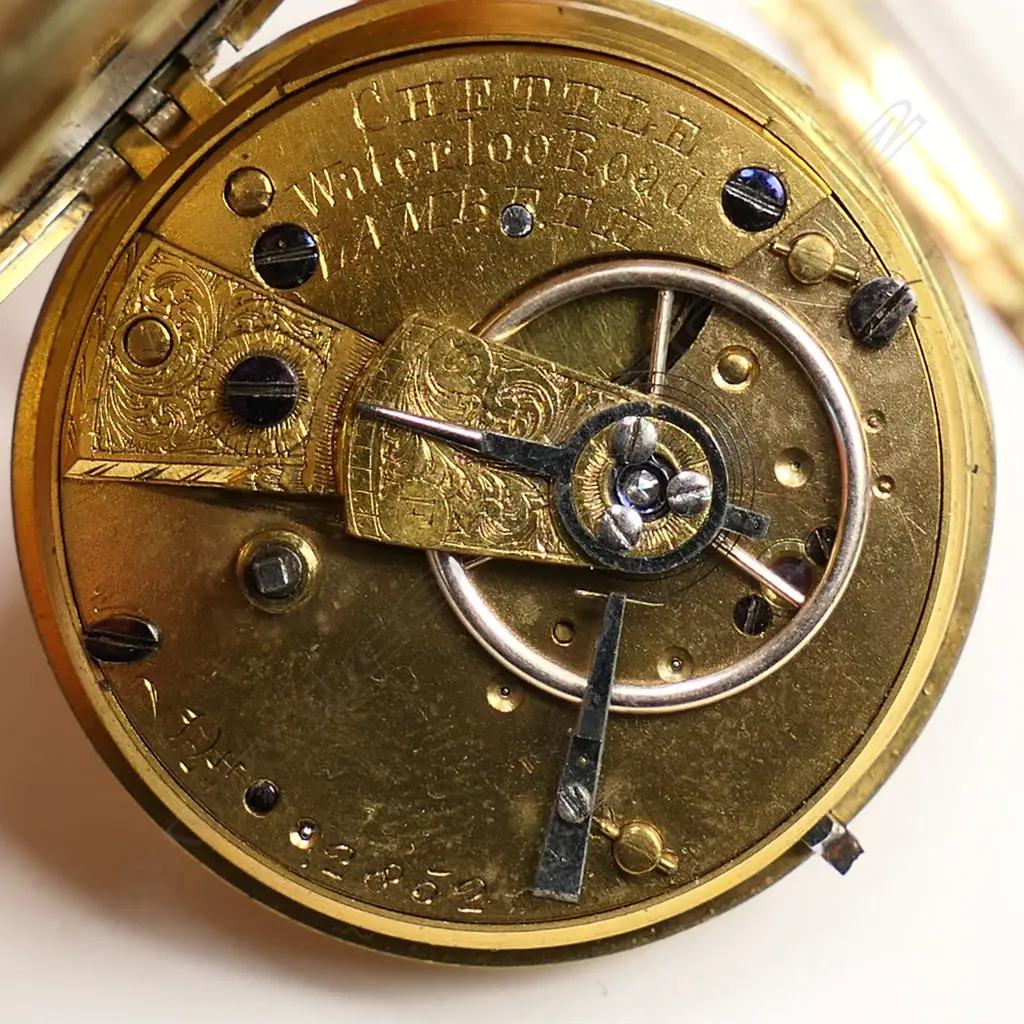 A Victorian 'Chettle' 18ct gold mid-size open face pocket watch, Image 1++