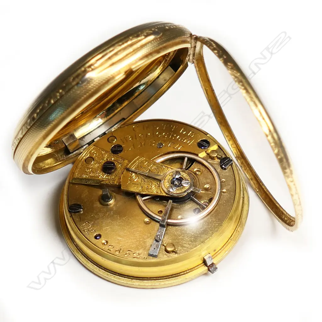 A Victorian 'Chettle' 18ct gold mid-size open face pocket watch, Image 1++