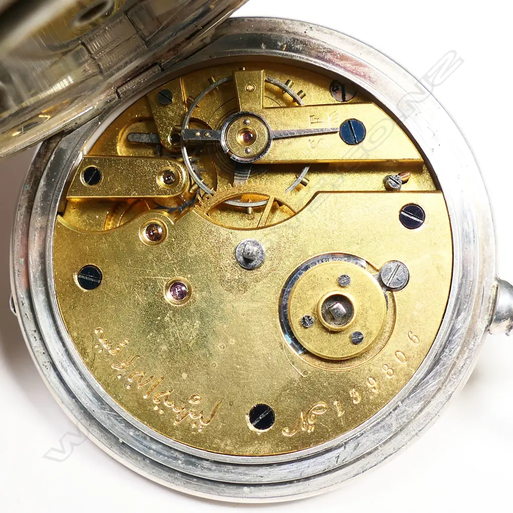 A Turkish market silver hunter pocket watch, Image 1++